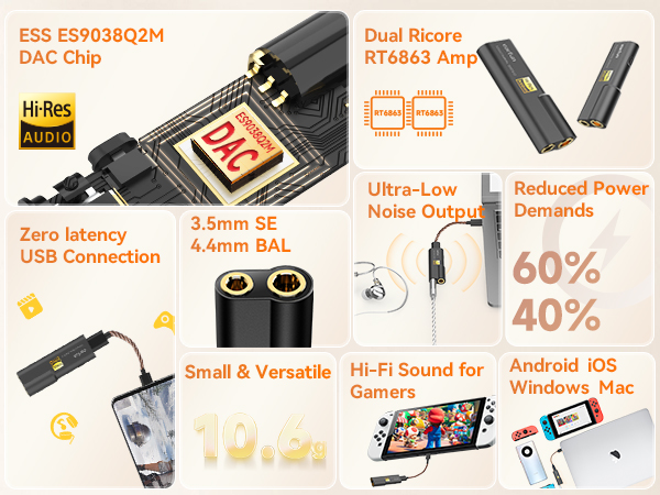 EarFun UA100 tragbarer USB-DAC